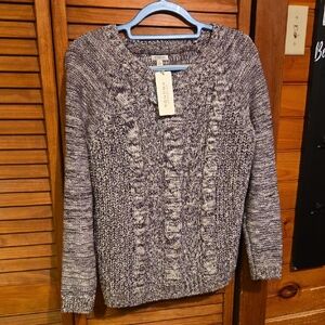 Sonoma Women's Marled Gray Sweater